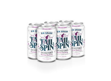 spin blackberry gin tail smash cans beer